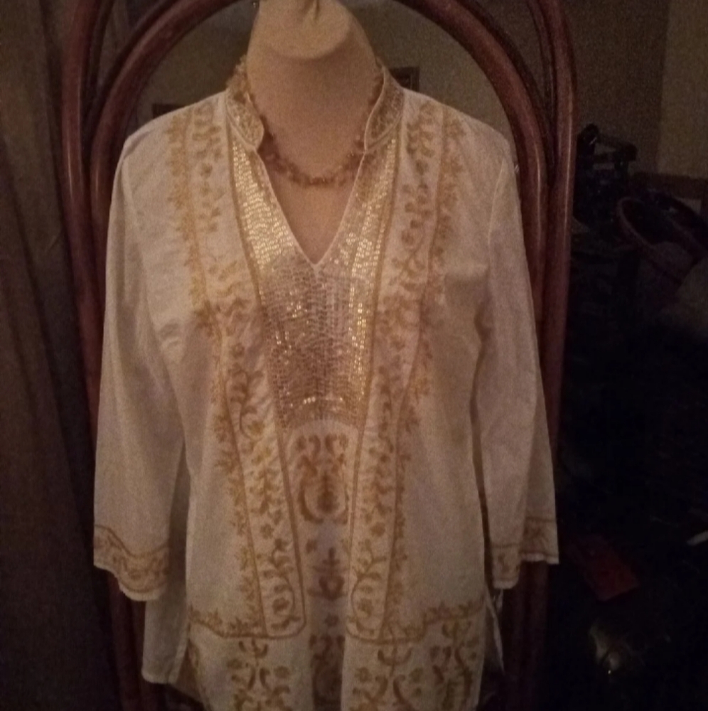 Gorgeous Charter Club 100% cotton tunic